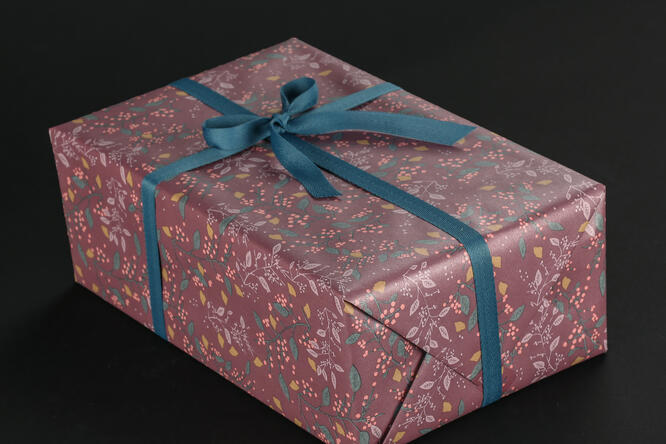 Gavepapir, Crispy Berries (6) 55 cm x 120 m