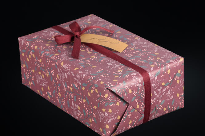 Gavepapir, Crispy Berries (6) 55 cm x 120 m