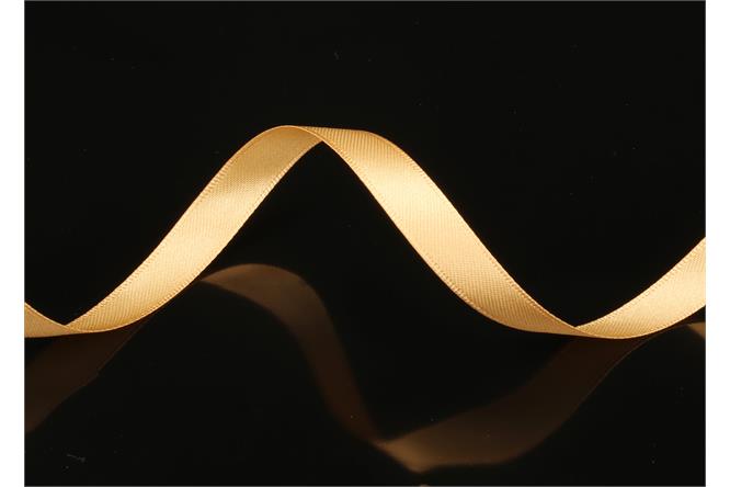 Bånd "silke", Bright Gold 10 mm x 100 m