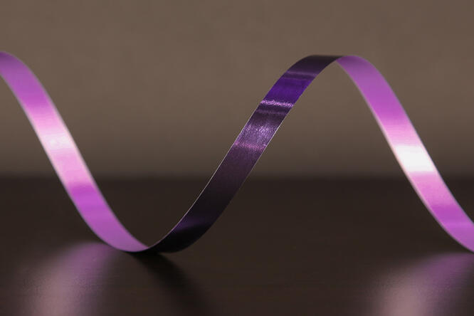 Bånd metallic, Violet (33608) # 10 mm x 250 m