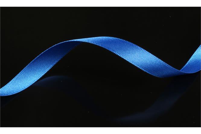 Bånd  "silke", Brilliant Blue #B 10 mm x 100 m