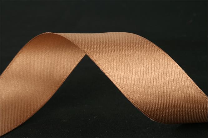 Bånd "silke", Light Brown 25 mm x 50 m