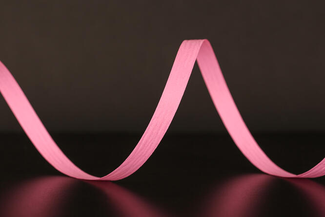 Bånd mattline, Sachet Pink 10 mm x 250 m