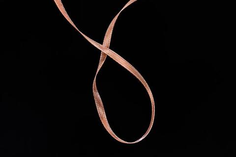 Bånd "silke", Pastel Rose 3 mm x 100 m