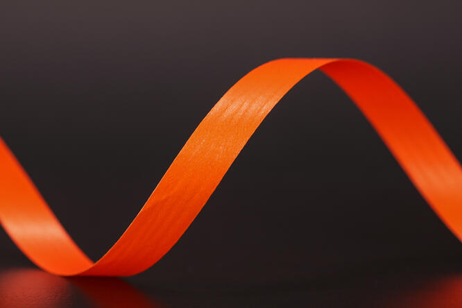Bånd mattline, Vibrant Orange 10 mm x 250 m