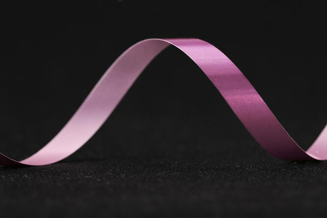 Bånd metallic, Pink 10 mm x 250 m