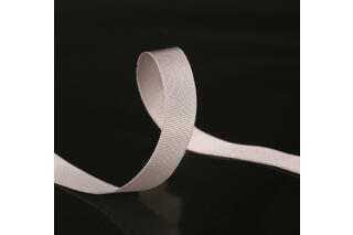 Bånd ribbet blank, Silver 15 mm x 90 m