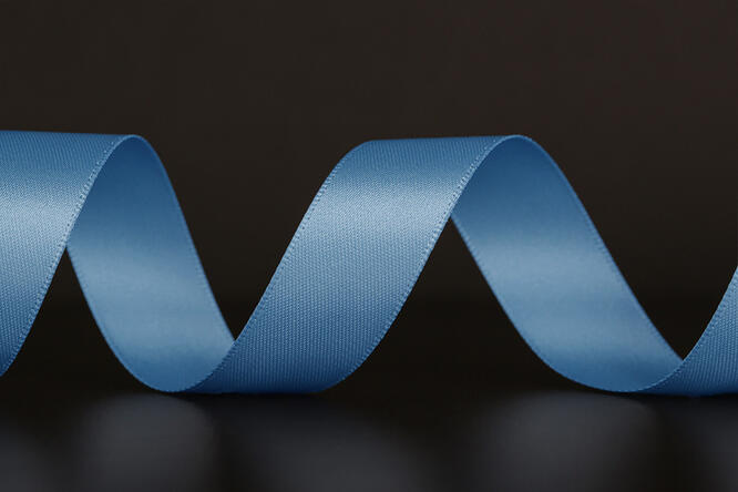Bånd "silke", Colombia Blue 18 mm x 90 m