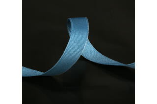 Bånd ribbet matt, Military Blue 15 mm x 90 m