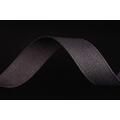Bånd ribbet matt, Charcoal 15 mm x 90 m