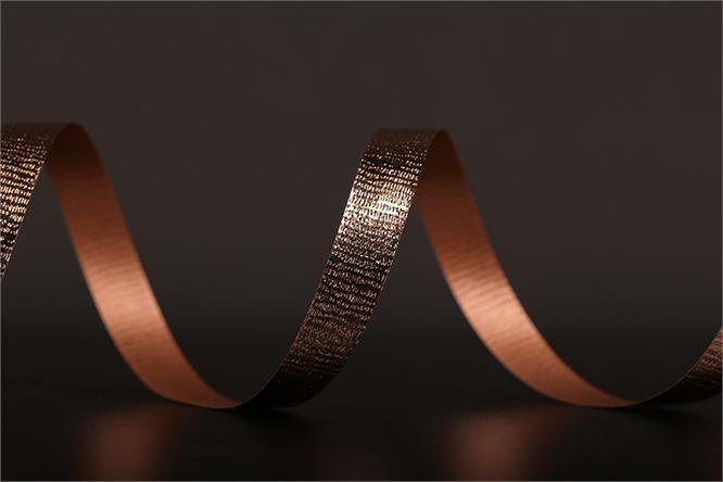 Bånd wave metallic, Copper 1 rull 10 mm x 250 m