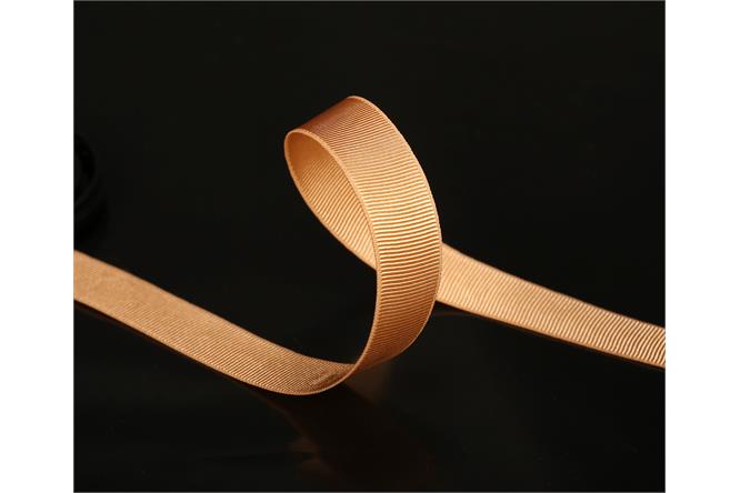 Bånd ribbet, Gold 15 mm x 90 m