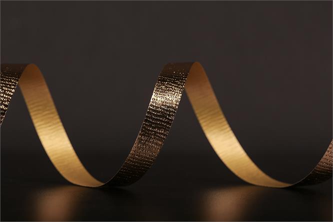 Bånd wave metallic, Gold  1 rull 10 mm x 250m