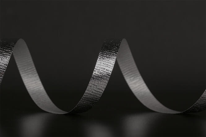 Bånd wave metallic, Silver 10 mm x 250 m