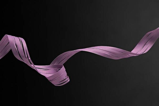 Bånd "Bast" syntet, Lavender 13 mm x 200 m