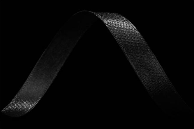 Bånd  "silke", Black 10 mm x 100 m