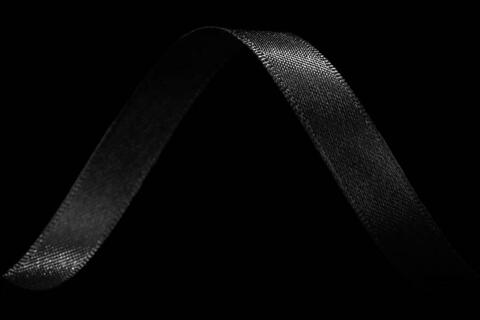 Bånd  "silke", Black 15 mm x 50 m