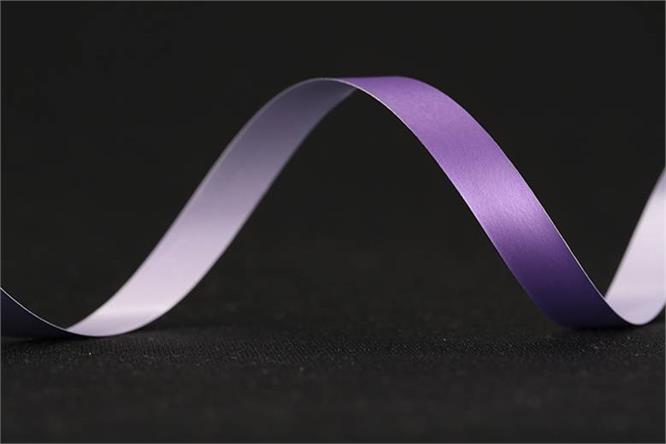Bånd matt metallic, Dark Lavender 3 rl.# 10 mm x 250 m