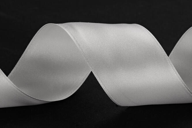 Bånd "silke", Silver #B 40 mm x 25 m