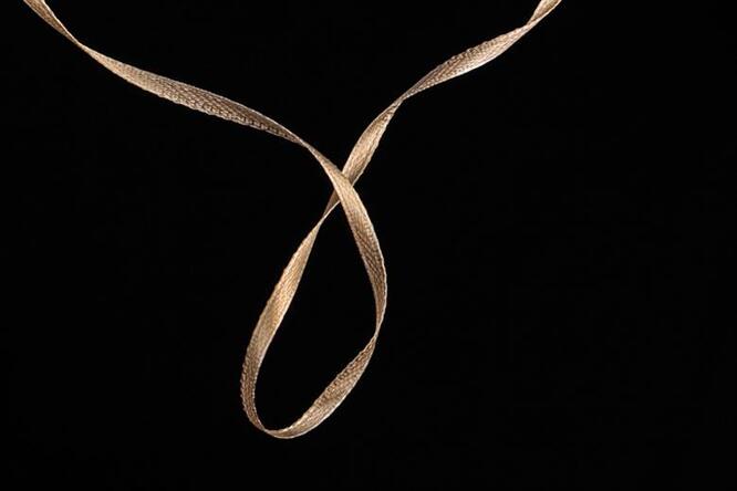 Bånd "silke", Sand 3 mm x 100 m