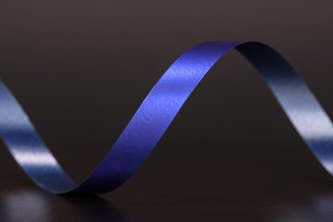 Bånd matt metallic, Blue 10 mm x 250 m