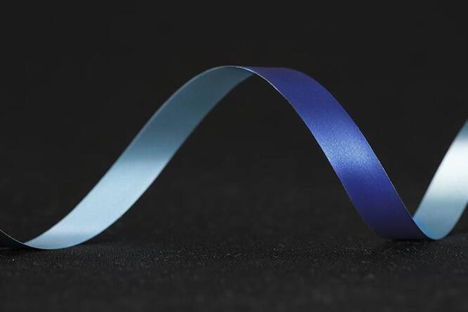 Bånd matt metallic, Royal Blue #B 10 mm x 250 m