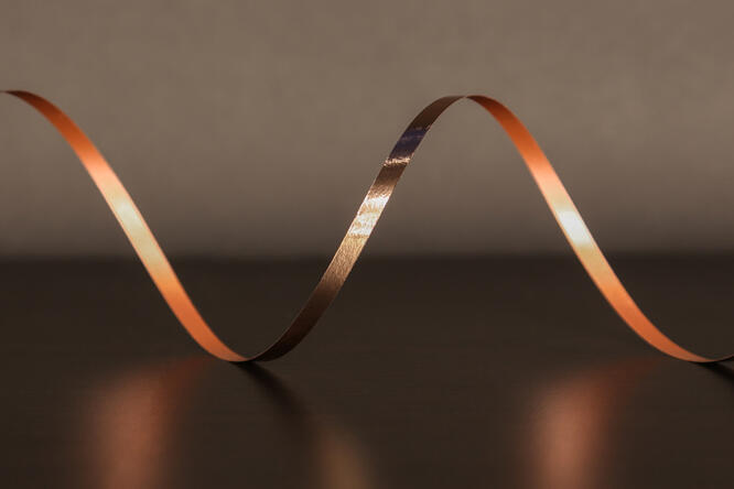 Bånd metallic, Copper 1 rull 5 mm x 250 m